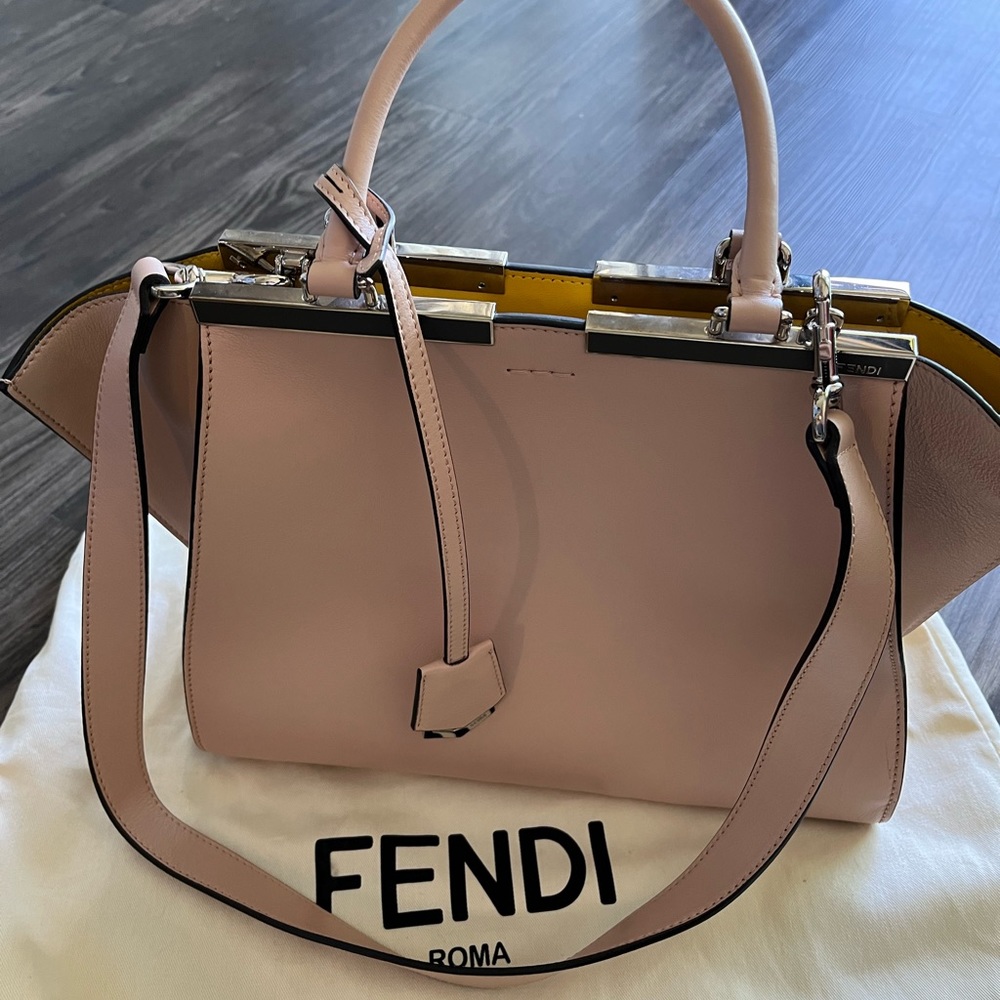 Fendi 3 jours leather bag
